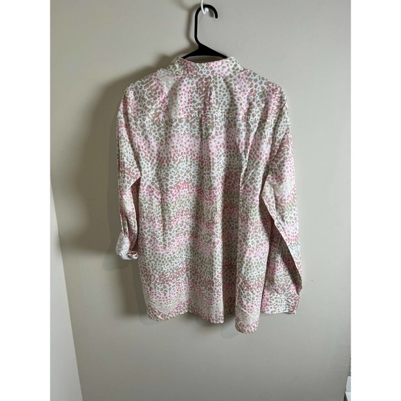 Foxcroft Women's Long Sleeve Wave Blouse Wrinkle Free Size 16 - Picture 4 of 8